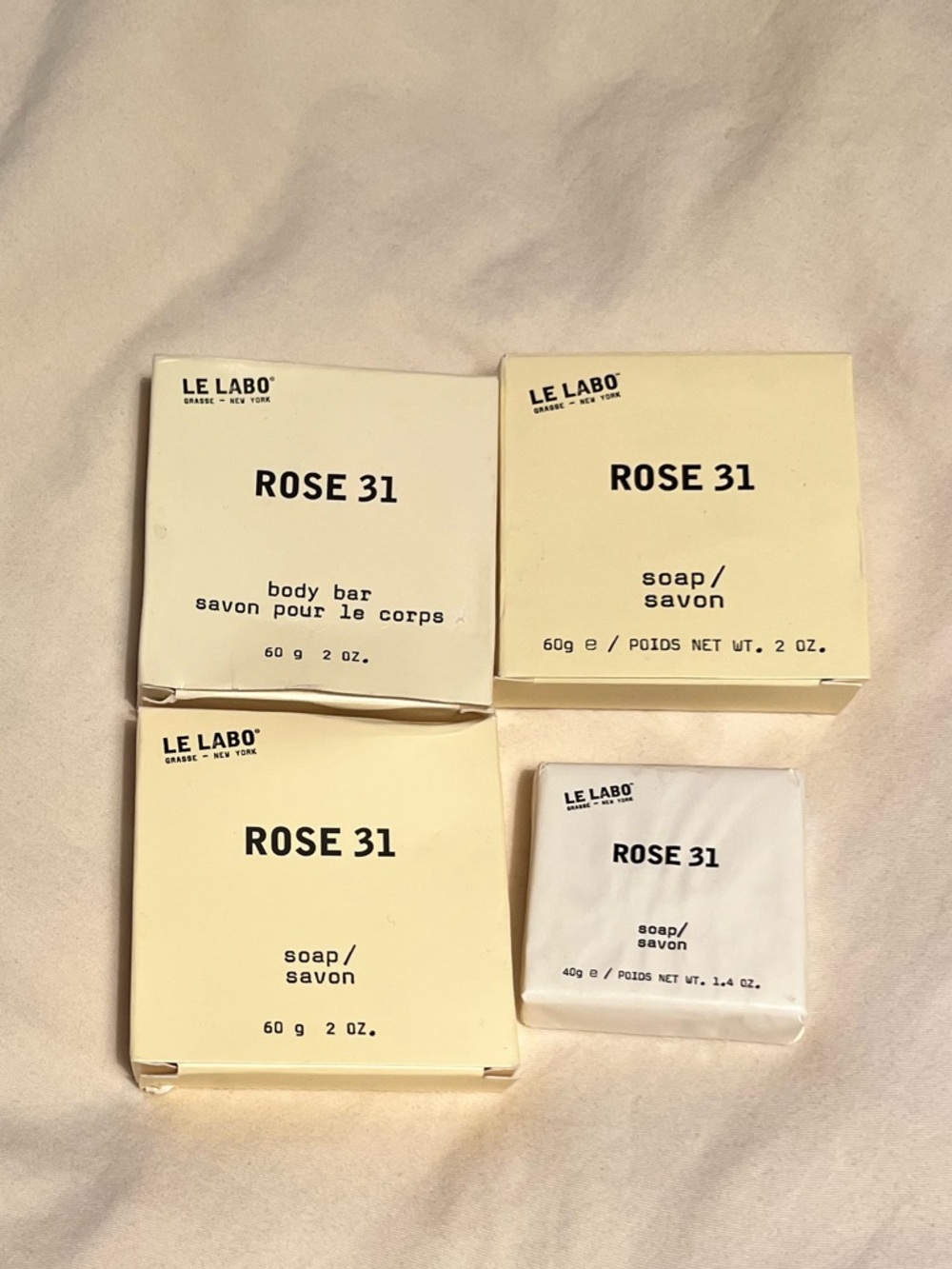 Le Labo Rose 31 Soap Set of 4 items